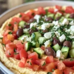 7 Layer Greek Hummus Dip