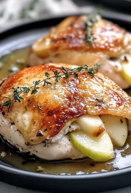 Apple and Brie Stuffed Chicken