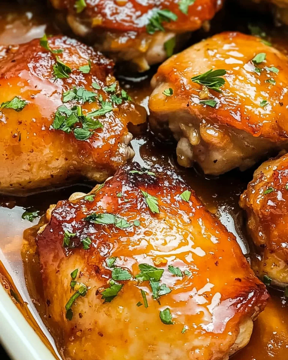 Apricot Chicken Thighs