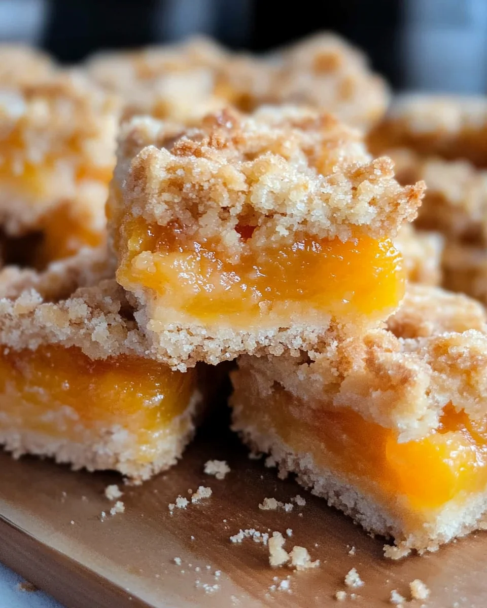Apricot Crumble Squares