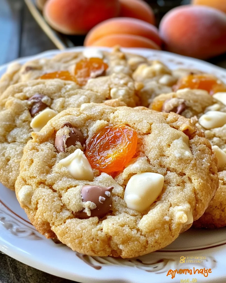 Apricot White Chocolate Cookies