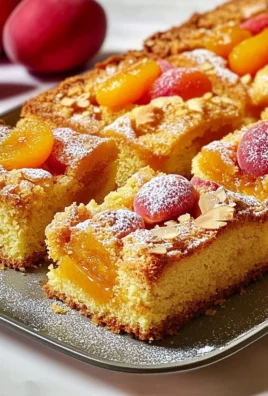Apricot and almond traybake