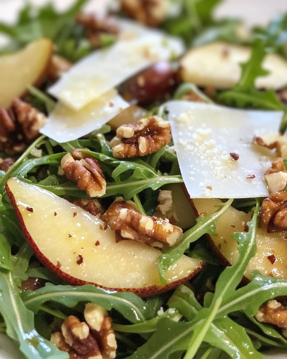 Arugula Pear Salad