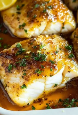 Baked Honey Marinated Cod