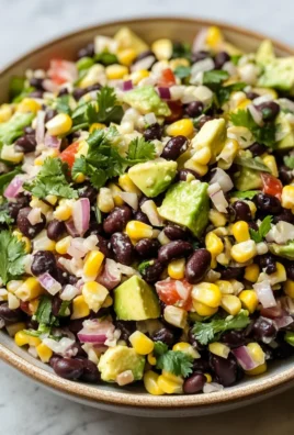 Black Bean Corn Avocado Salad
