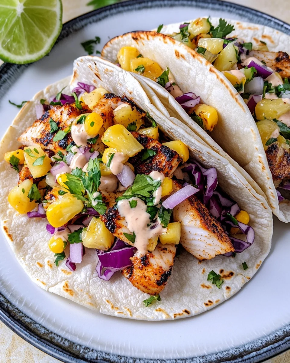 Blackened Mahi Mahi Tacos (Quick & Easy)