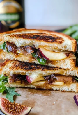 Brie, Fig, and Apple Grilled Cheese