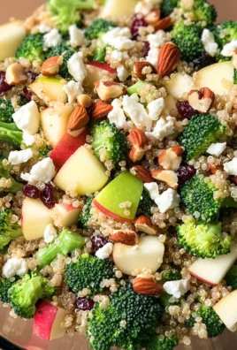Broccoli Apple Quinoa Salad