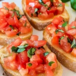 Bruschetta mit Tomaten - klassisch italienisch