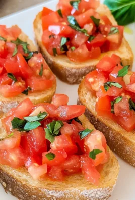 Bruschetta mit Tomaten - klassisch italienisch