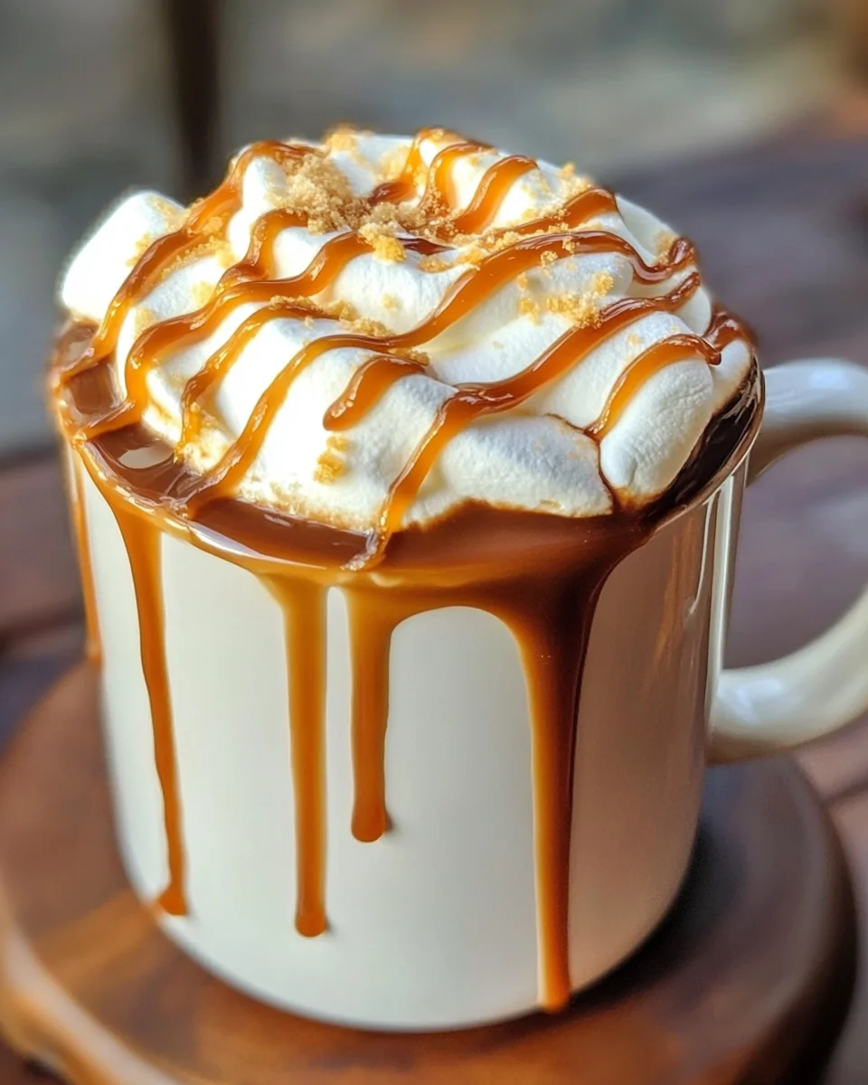 Caramel Marshmallow Hot Chocolate