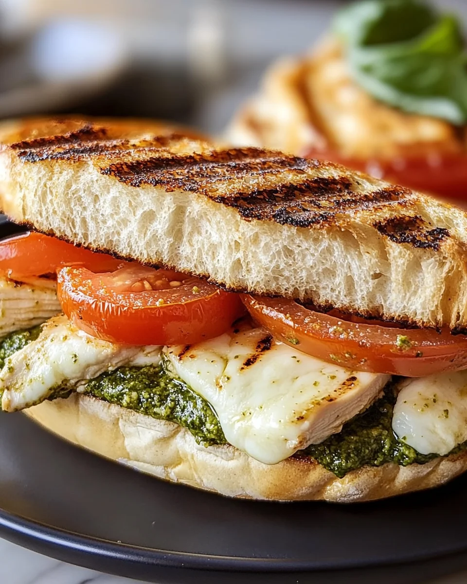 Chicken Pesto Sandwiches Recipe