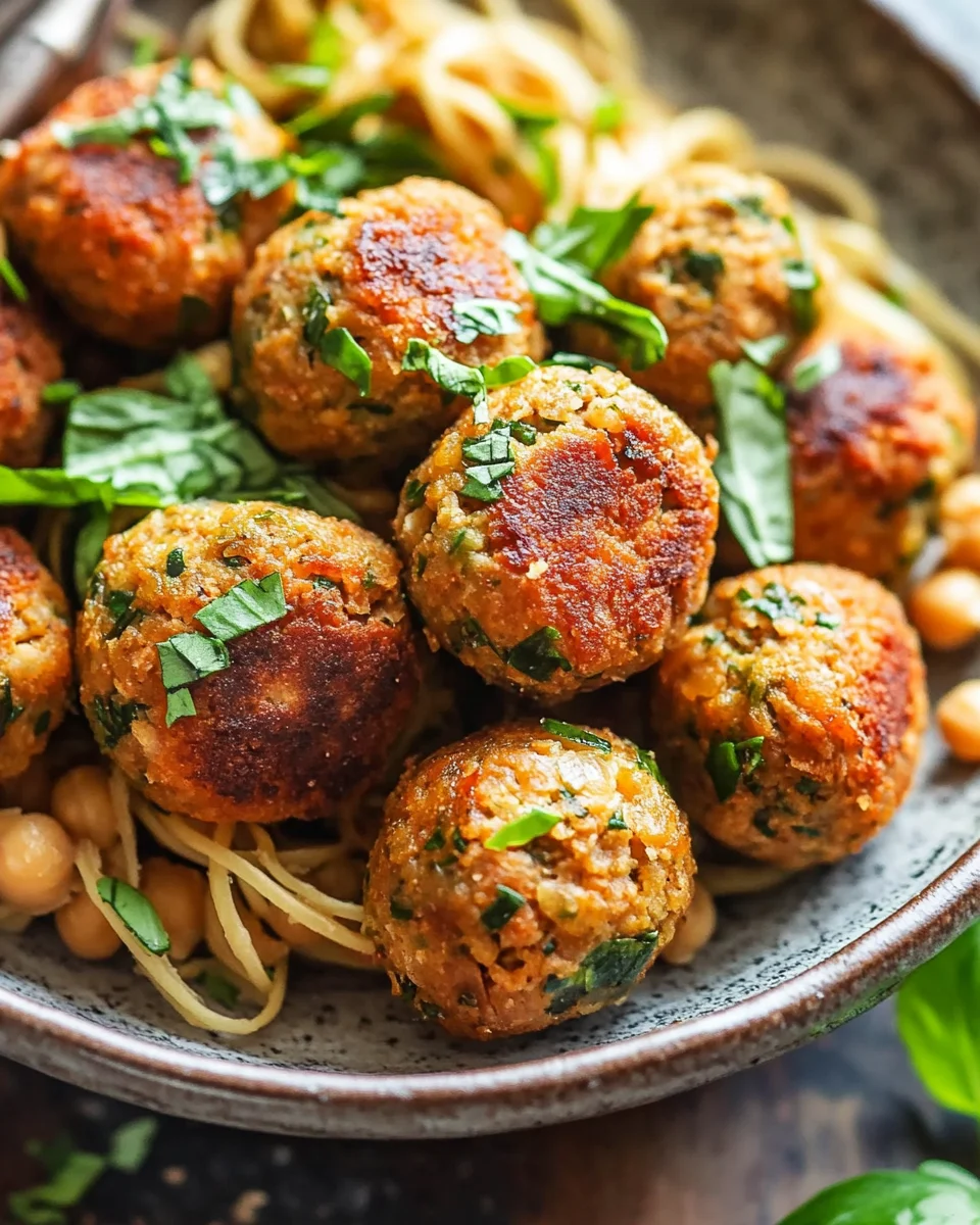 Chickpea Meatballs (Vegetarian)