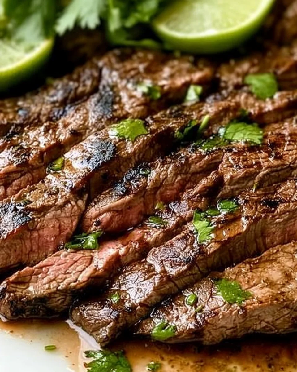 Chipotle Lime Grilled Flank Steak