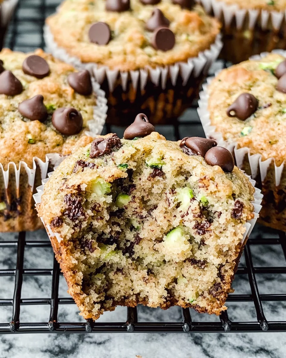 Chocolate Chip Zucchini Muffins