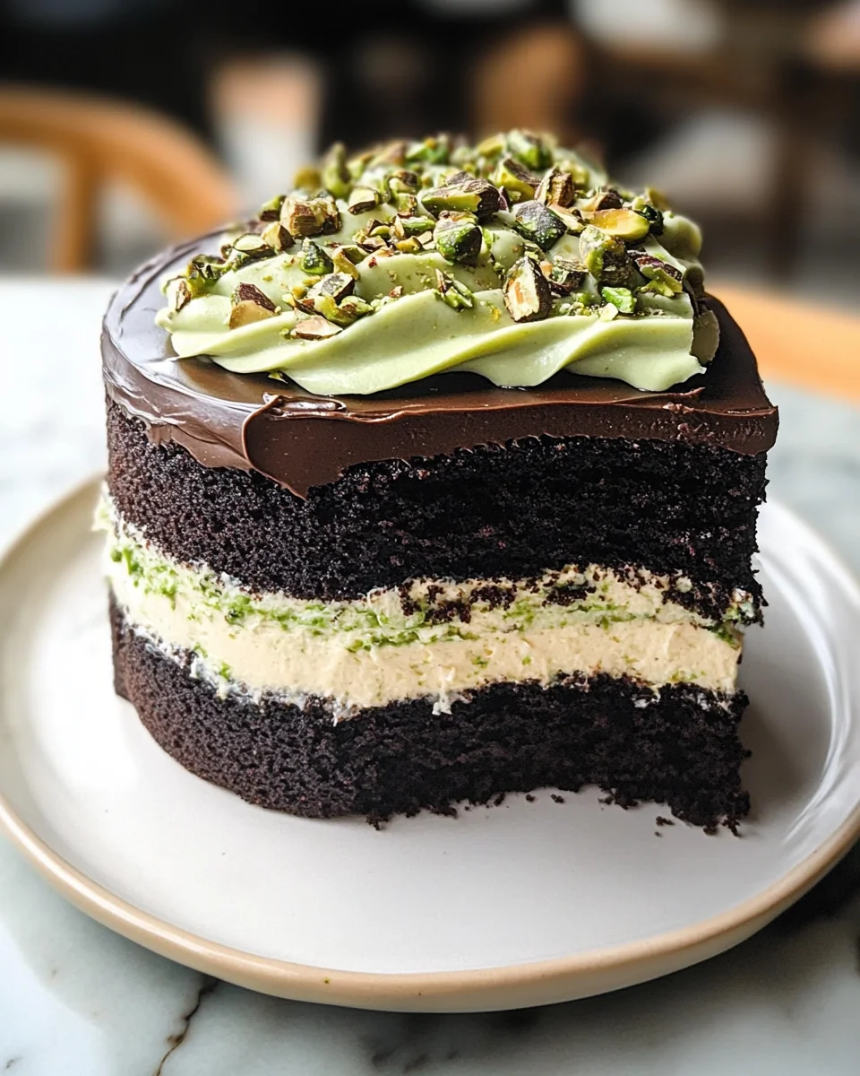 Chocolate Pistachio Cake