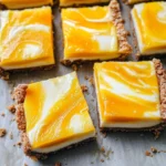 Coconut Mango Cheesecake Bars