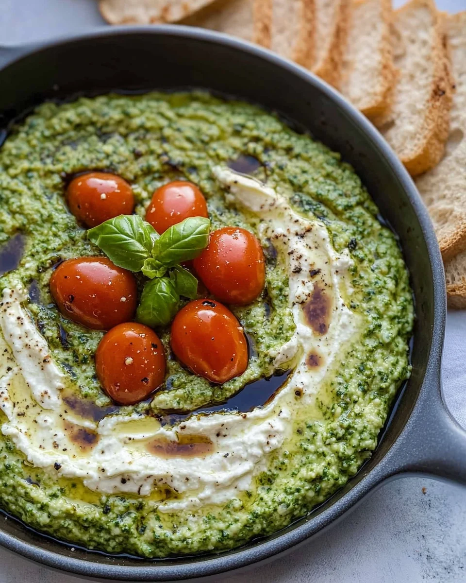 Creamy Pesto Dip