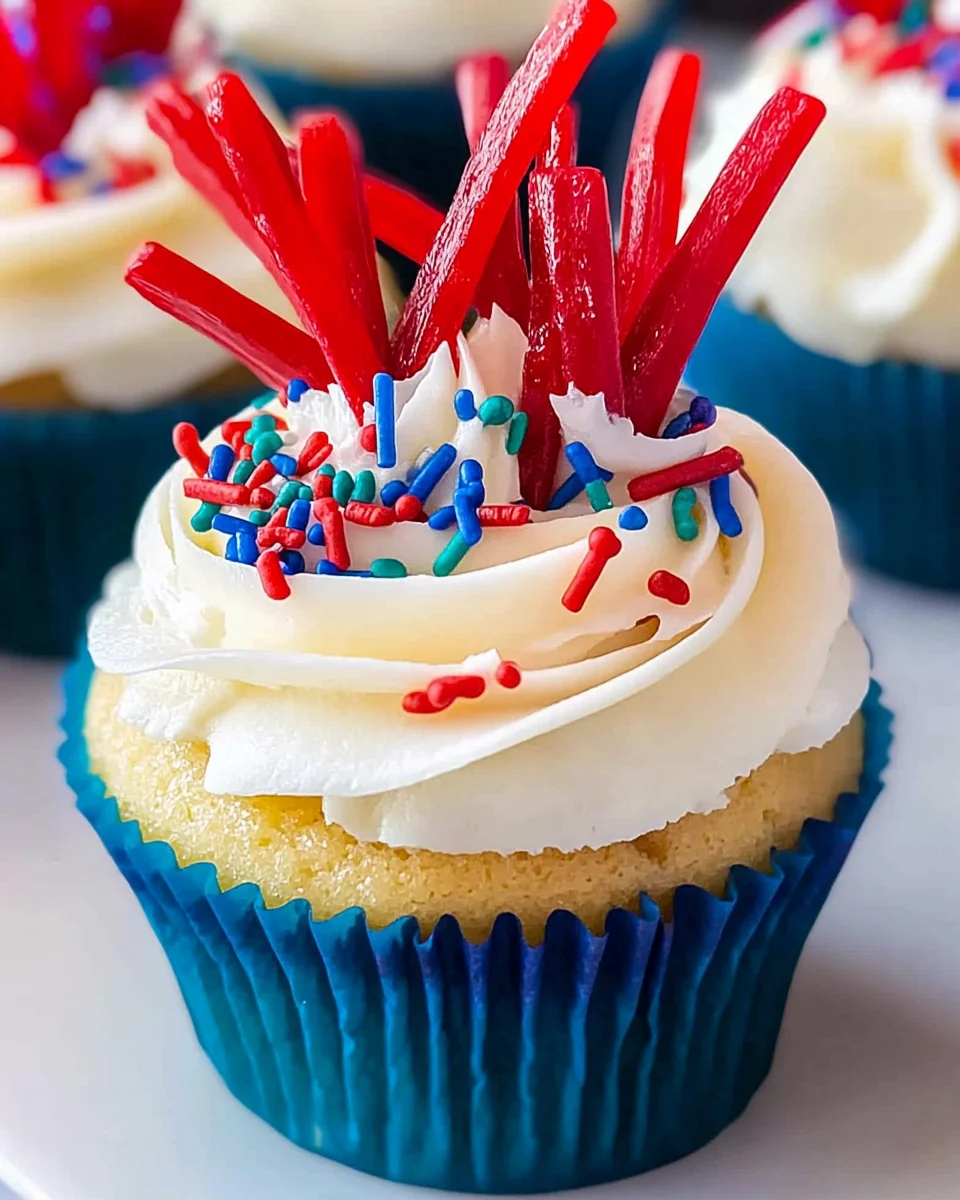 Firecracker Cupcakes