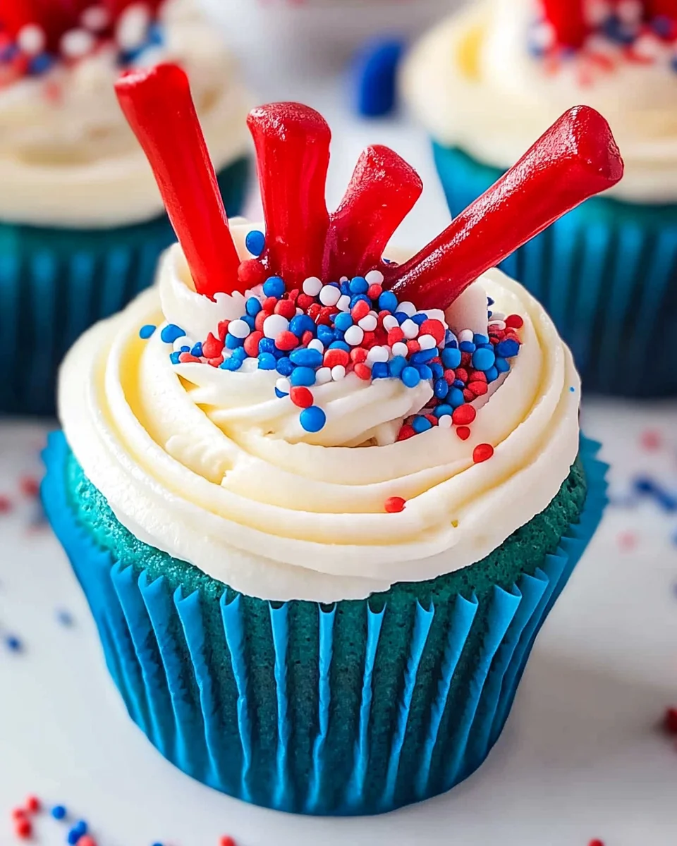 Firecracker Cupcakes