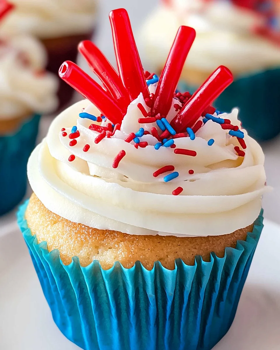 Firecracker Cupcakes