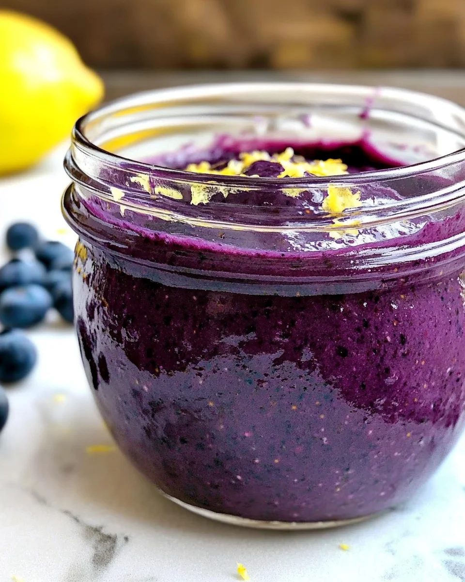Fresh Blueberry Puree Recipe