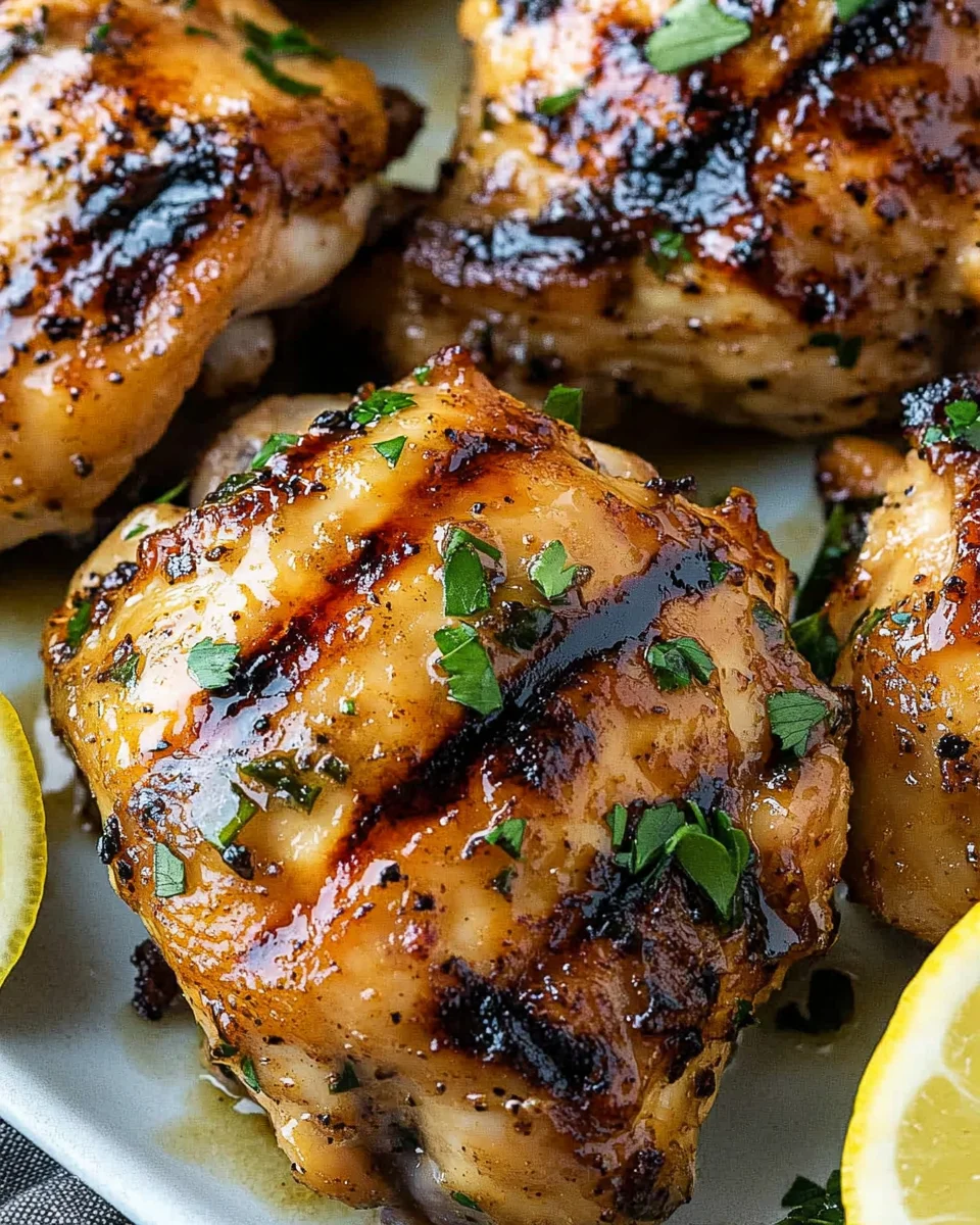 Grilled Chicken Thighs