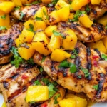 Grilled Mango Pineapple Chicken