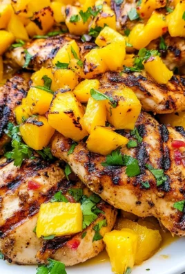 Grilled Mango Pineapple Chicken