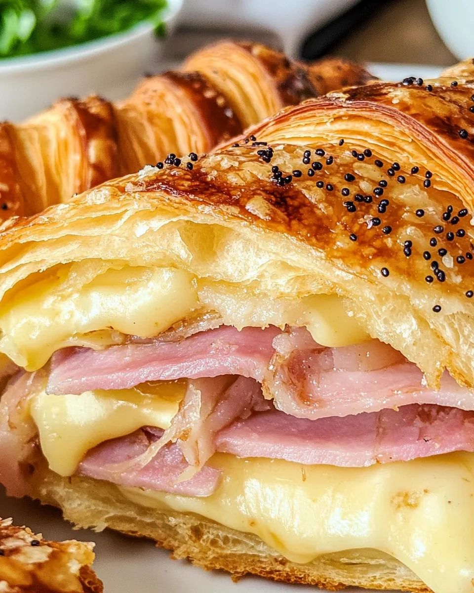 Ham and Cheese Croissant Recipe