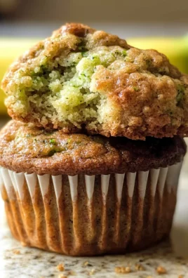 Healthy Banana Zucchini Muffins