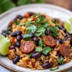 Hearty Black Beans and Rice with Sausage