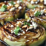 Honey Balsamic Cabbage Steaks