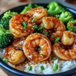 Honey Garlic Shrimp Bowls