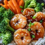 Honey Garlic Shrimp Rice Bowls