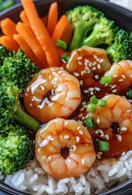 Honey Garlic Shrimp Rice Bowls