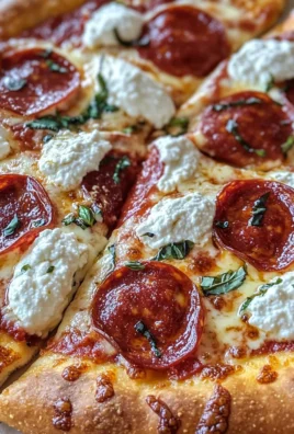 Hot Honey Beef Pepperoni Ricotta Pizza