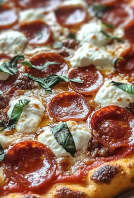 Hot Honey Beef Pepperoni Ricotta Pizza