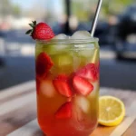 Iced Strawberry Green Tea
