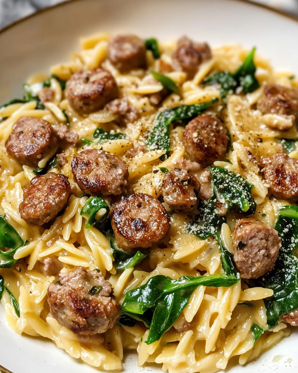 Italian Sausage Orzo