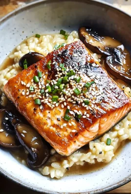 Japanese Style Risotto with Seared Salmon