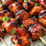 Korean Chicken Skewers