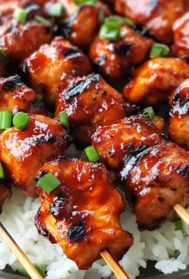 Korean Chicken Skewers
