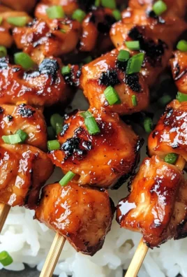 Korean Chicken Skewers
