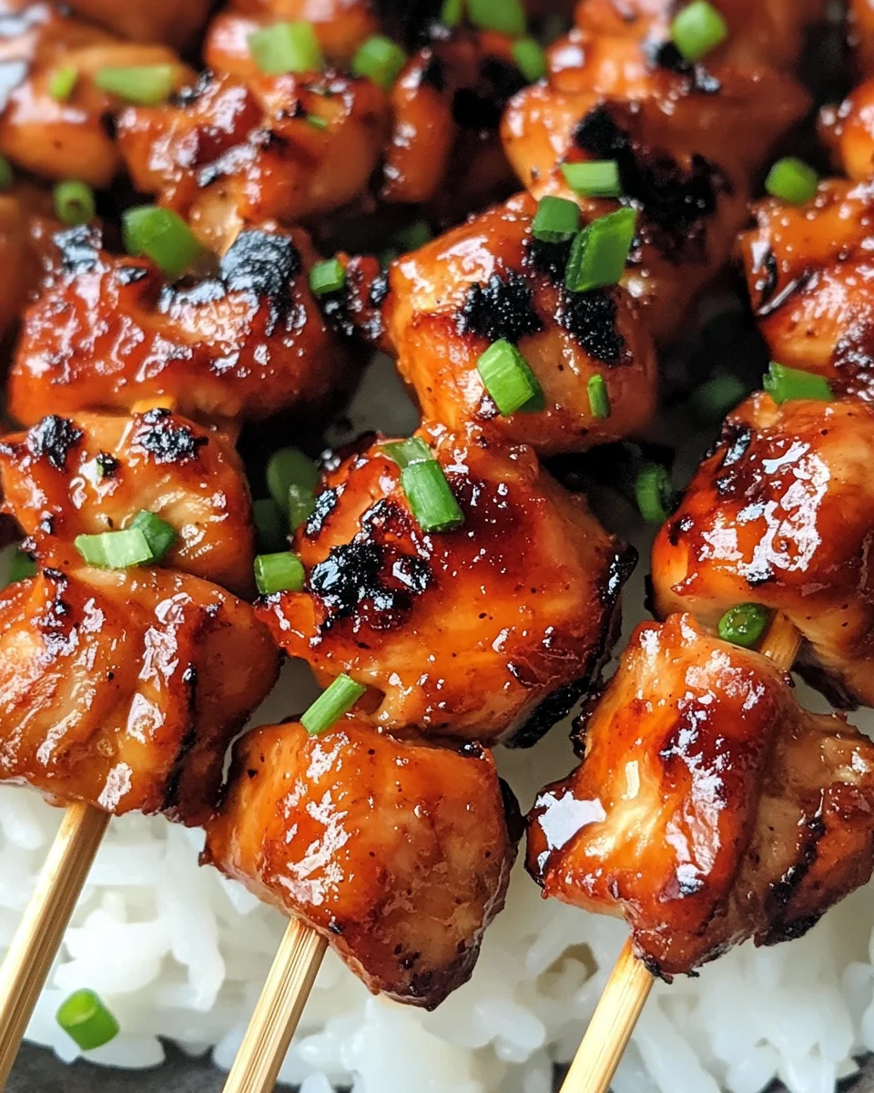 Korean Chicken Skewers