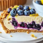 Lemon Blueberry Crumble Cheesecake
