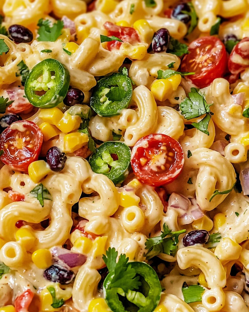 Mexican Macaroni Salad Recipe