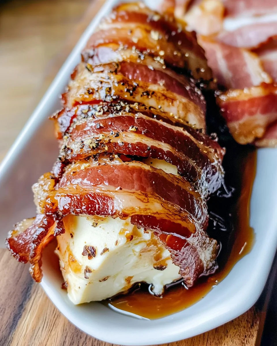 Million Dollar Bacon Goat Cheese Appetizer Log