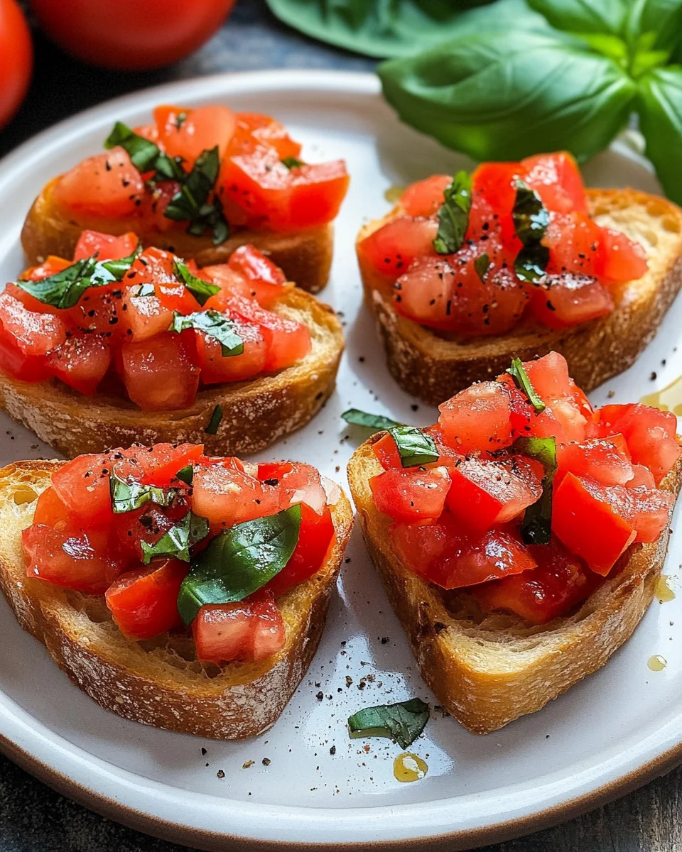 Original Bruschetta Rezept mit Tomaten