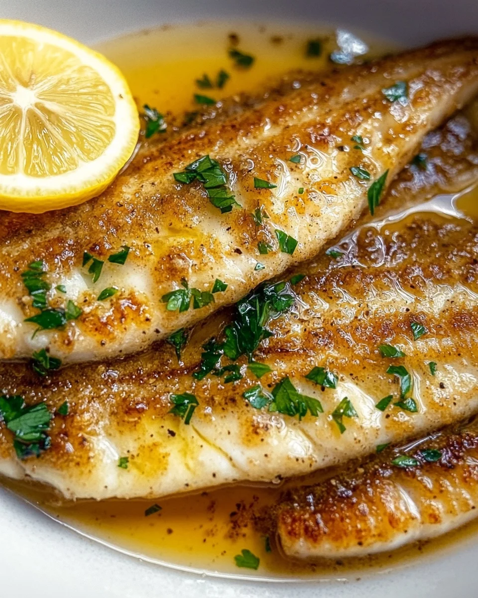 Pan-Seared Flounder with Brown Butter and Lemon